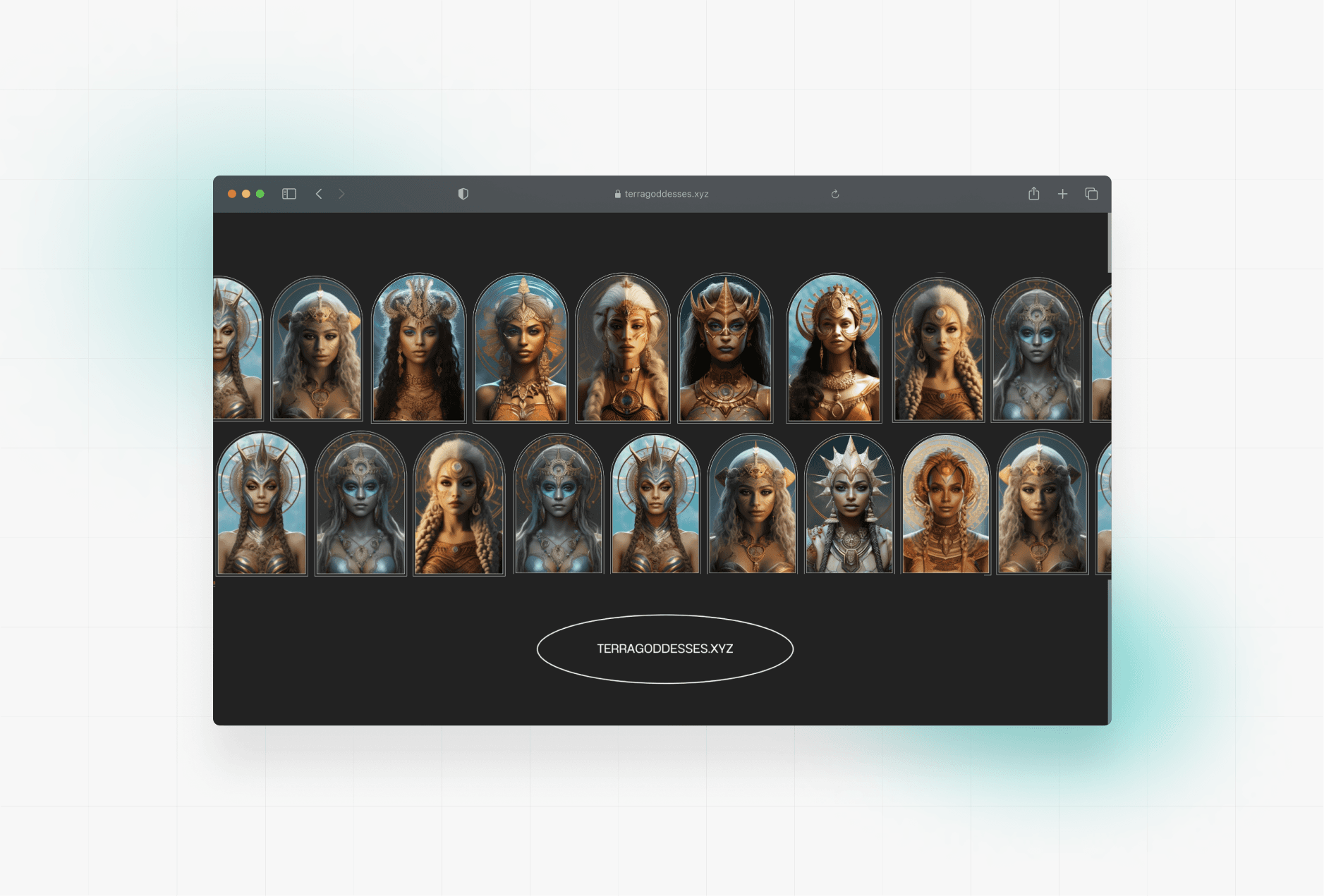Terragoddesses NFTs case study preview
